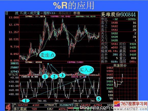 威廉指標的運用原則