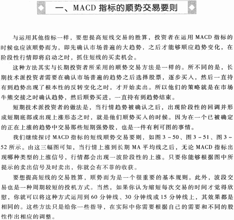 MACD短線應用要點