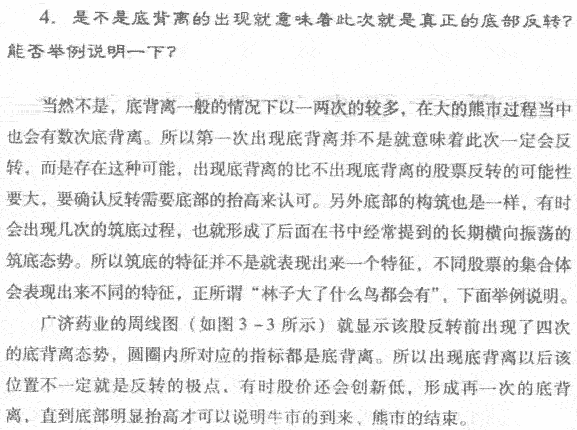 底背離