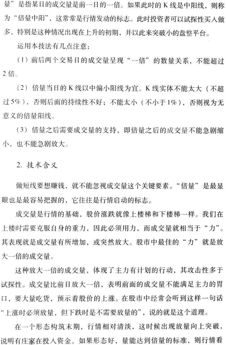 倍量中陽買入法
