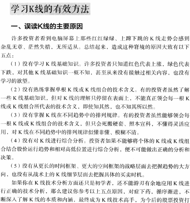 如何學習運用K線